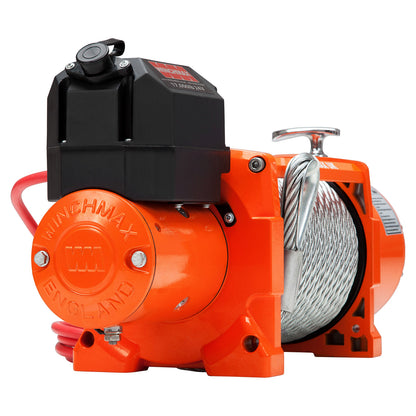 17,500lb (7,938kg) 'SL Series' Original Orange 24v Winch. 26m x 12mm Steel Rope, Wireless Remote Control.