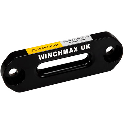 Aluminium Hawse Fairlead. Black with Laser Etched Logo