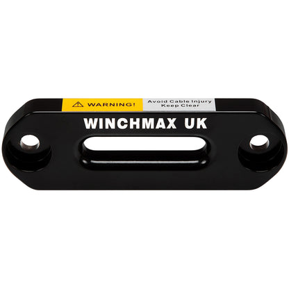 Aluminium Hawse Fairlead. Black with Laser Etched Logo