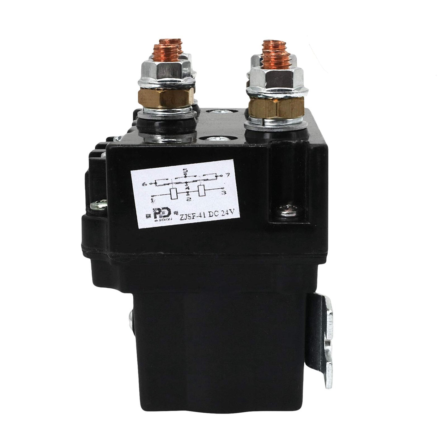 24V Winch Solenoid Heavy Duty. Upgrade Ring Terminal.
