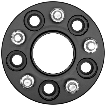 20mm Hub Centric Wheel Spacers to fit Ford Focus MK2, MK3. RS, ST and Volvo V40 (2016).T4. Black..