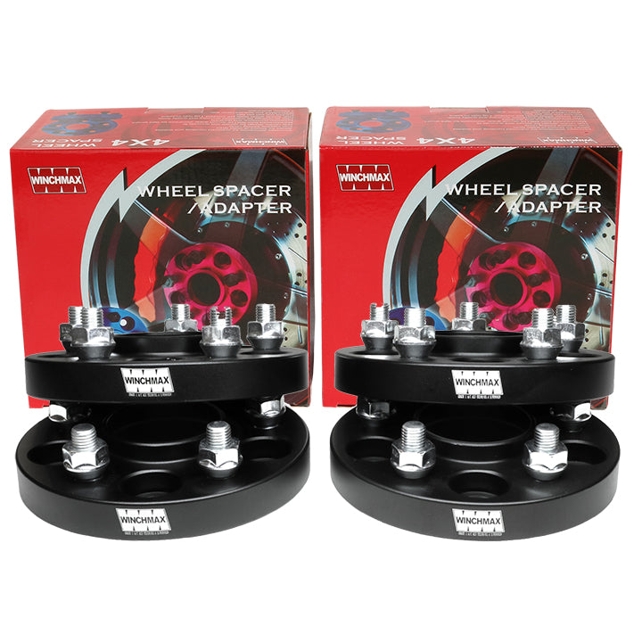 20mm Hub Centric Wheel Spacers to fit Ford Focus MK2, MK3. RS, ST and Volvo V40 (2016).T4. Black..