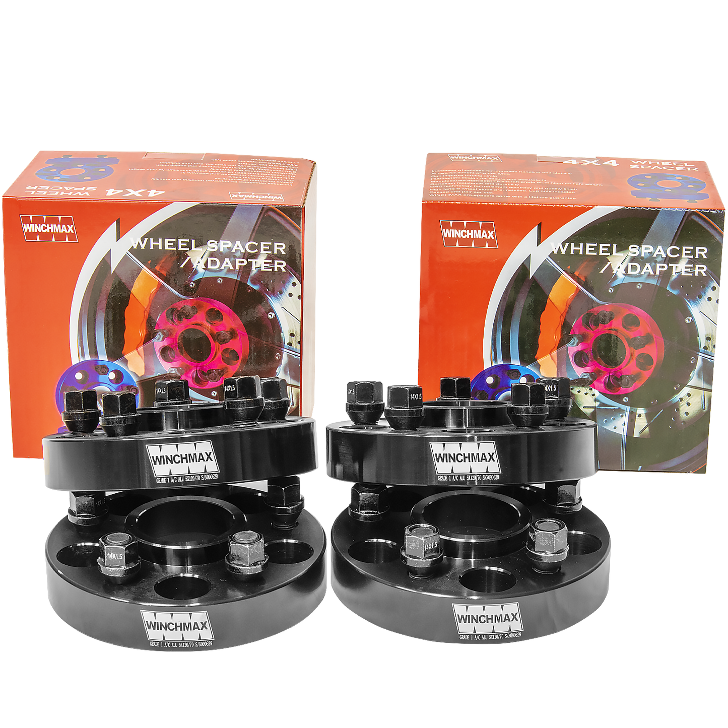 30mm Wheel Spacers to fit Land Rover Discovery MK2, Range Rover P38. T2