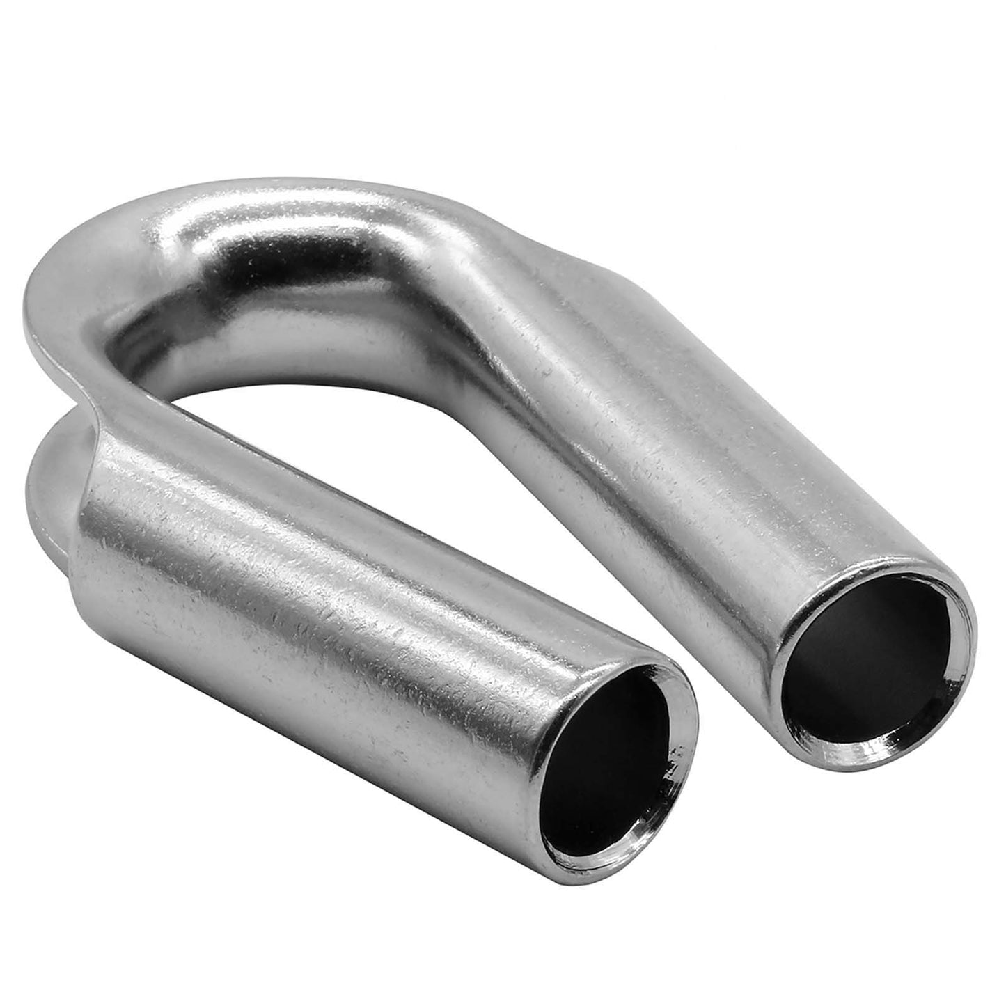 Tubular Rope Thimble (PAIR) Stainless Steel for 10-12mm Diameter Winch Rope.