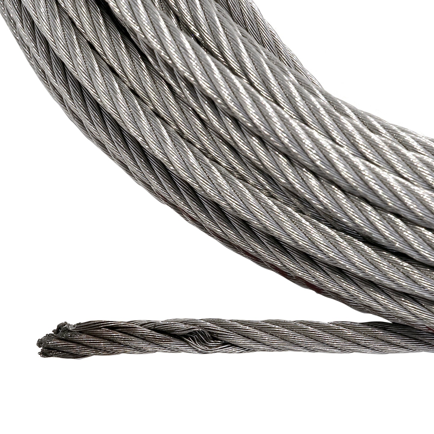 Steel Rope 26m x 9.5mm, Hole Fix. Roller Fairlead. 3/8 inch Tactical Hook. For winches up to 13,500lb.