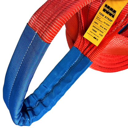 Heavy-Duty 4x4 Recovery Strop 10m. MBL 70,000kg
