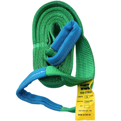 Heavy-Duty 4x4 Recovery Strop 3m x 60mm