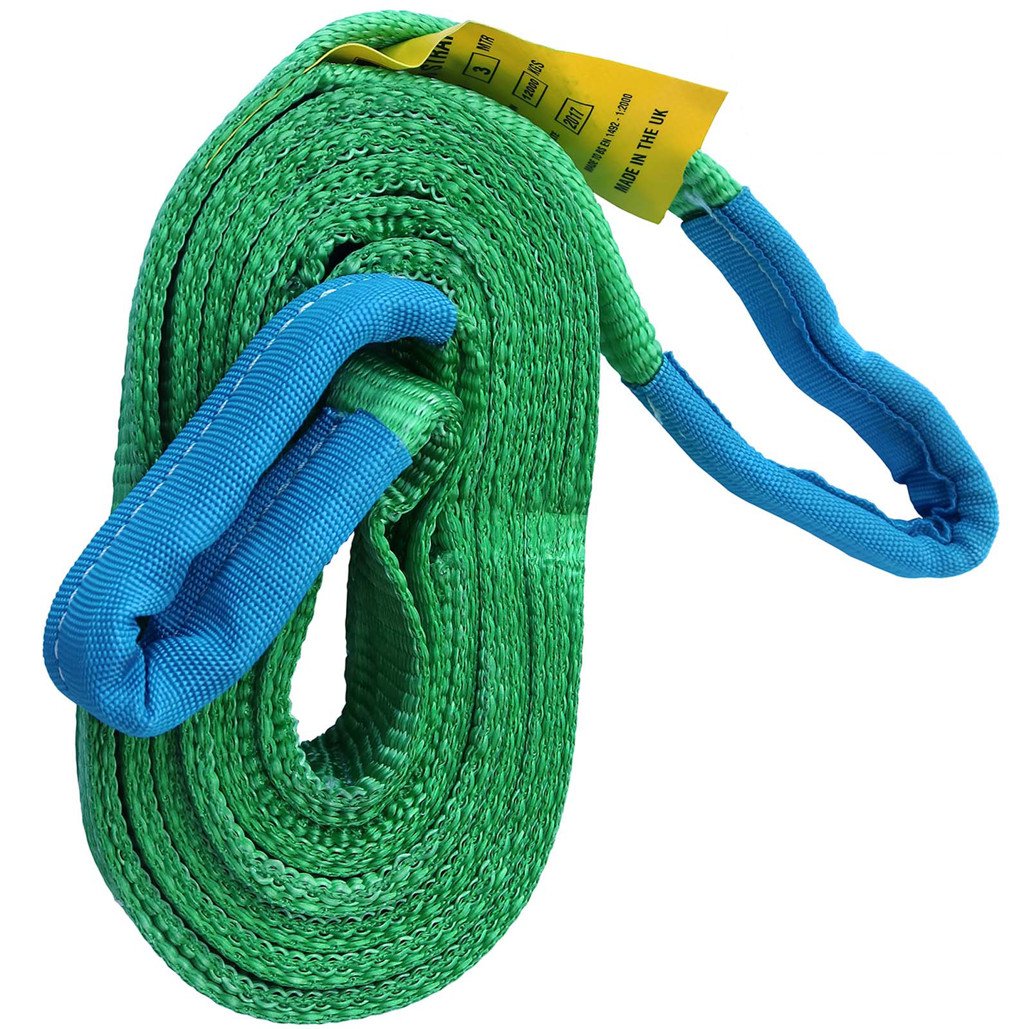 Heavy-Duty 4x4 Recovery Strop 3m x 60mm