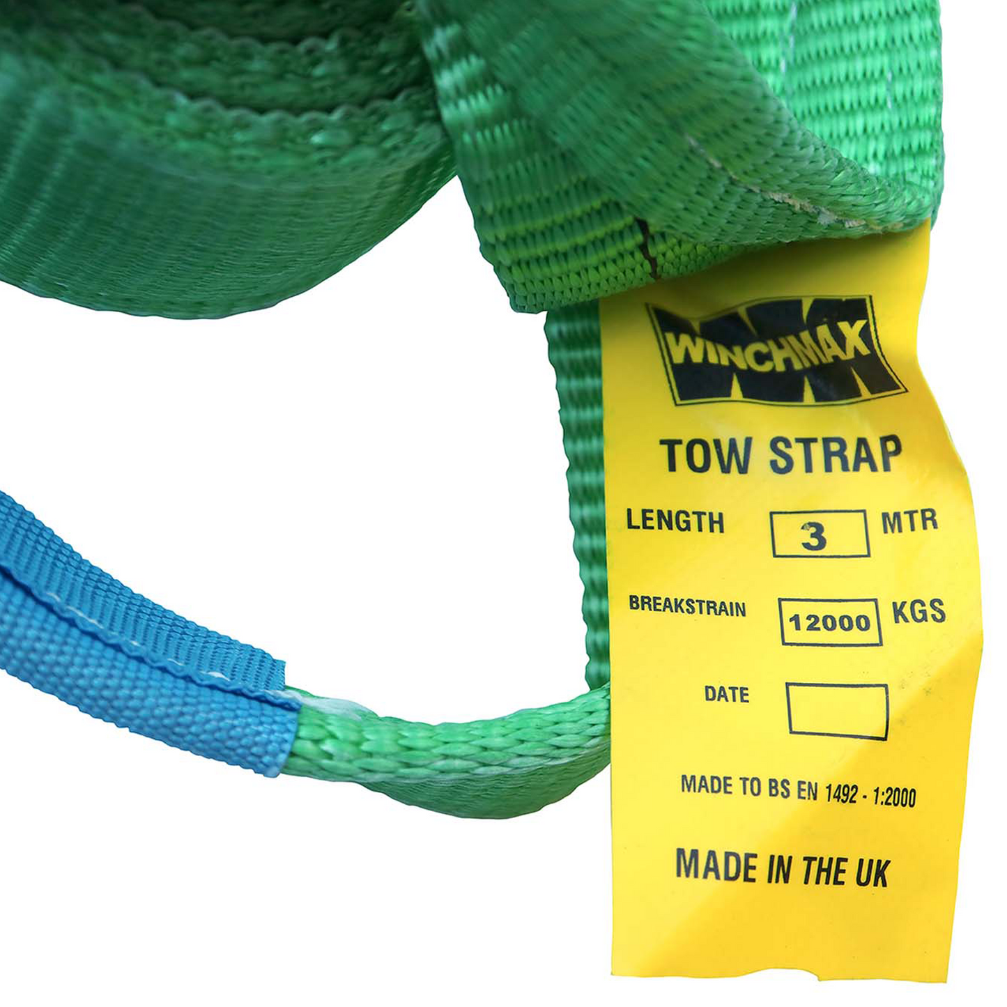 Heavy-Duty 4x4 Recovery Strop 3m x 60mm