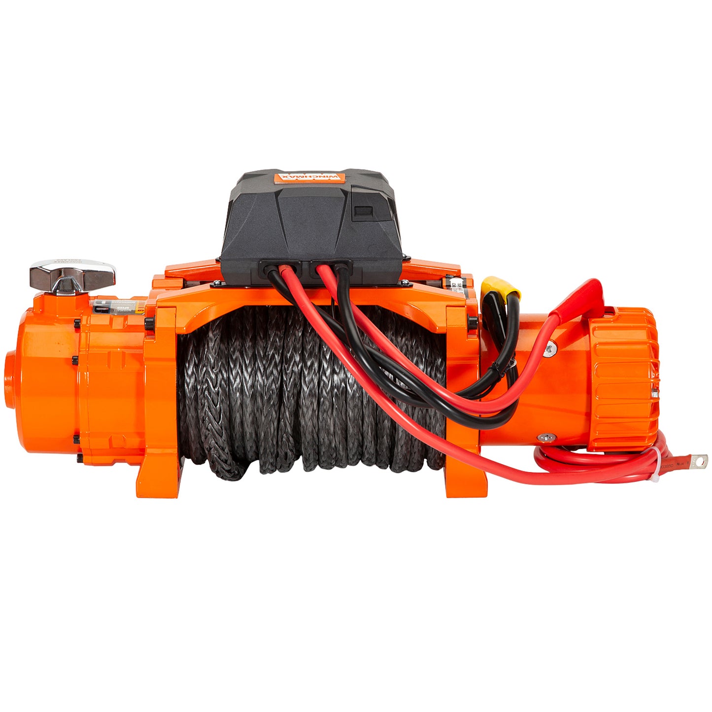 12,000lb (5,443kg) Original Orange 12v Two Speed Winch. 26m x 11mm Dyneema Rope, Wireless Remote Controls.
