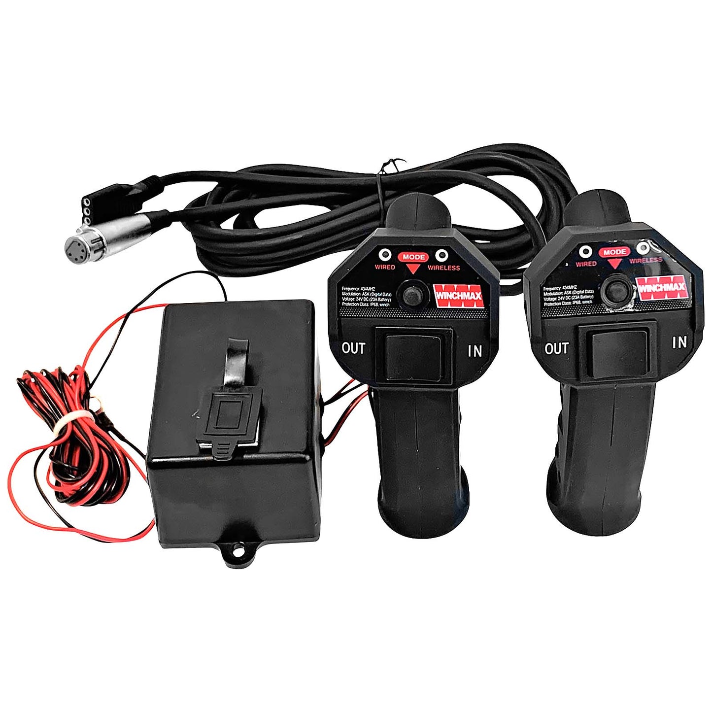 Winch Wireless 24V Remote Controls, Twin SL Handsets, Long Range With Enclosure.