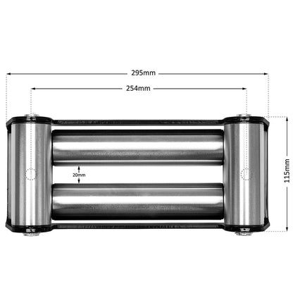 13,500lb (6,123kg) Original Orange 24v Winch, 15m (Short) x 9.5mm Steel Rope. 3/8 inch Hook.