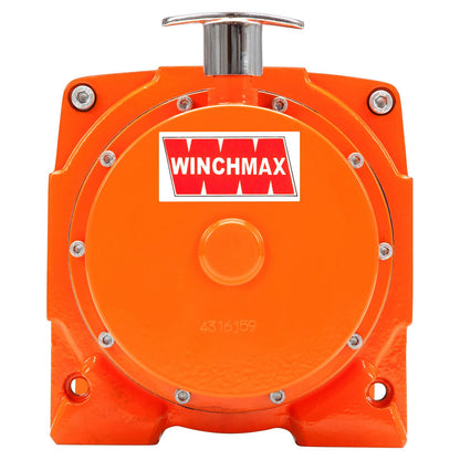 10,000lb (4,536kg) Original Orange Hydraulic Winch. 25m x 9.1mm Steel Rope. 3/8 Inch Clevis Hook. 12v Control System.