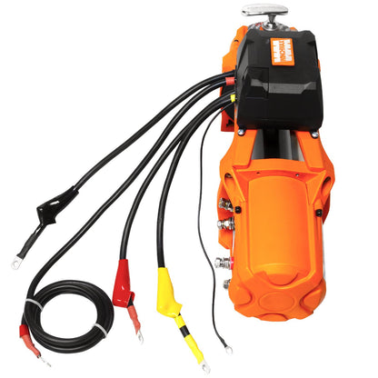 WINCHMAX 13,500lb (6,123kg) 'SL Series' Original Orange 24v Electric Winch - No Rope No Fairlead. Remotes.