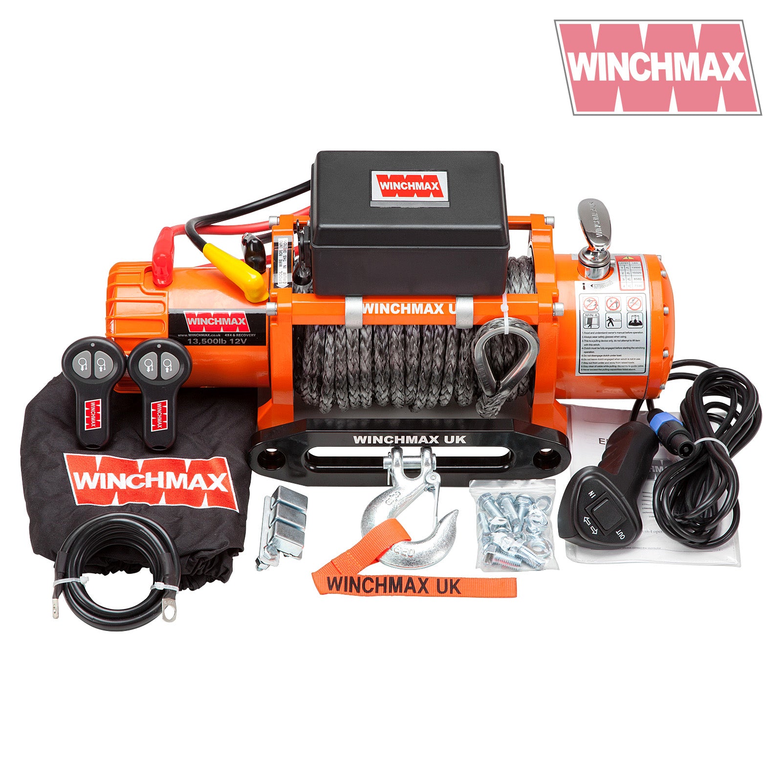 Winchmax 13500lb 12v Winch. Dyneema Rope. Twin Wireless Remote Controls.jpg