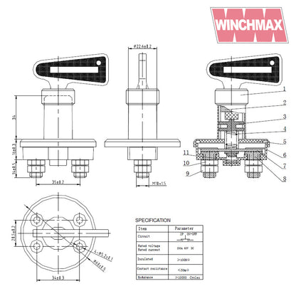 WINCHMAX Green Jerry Can 25lt