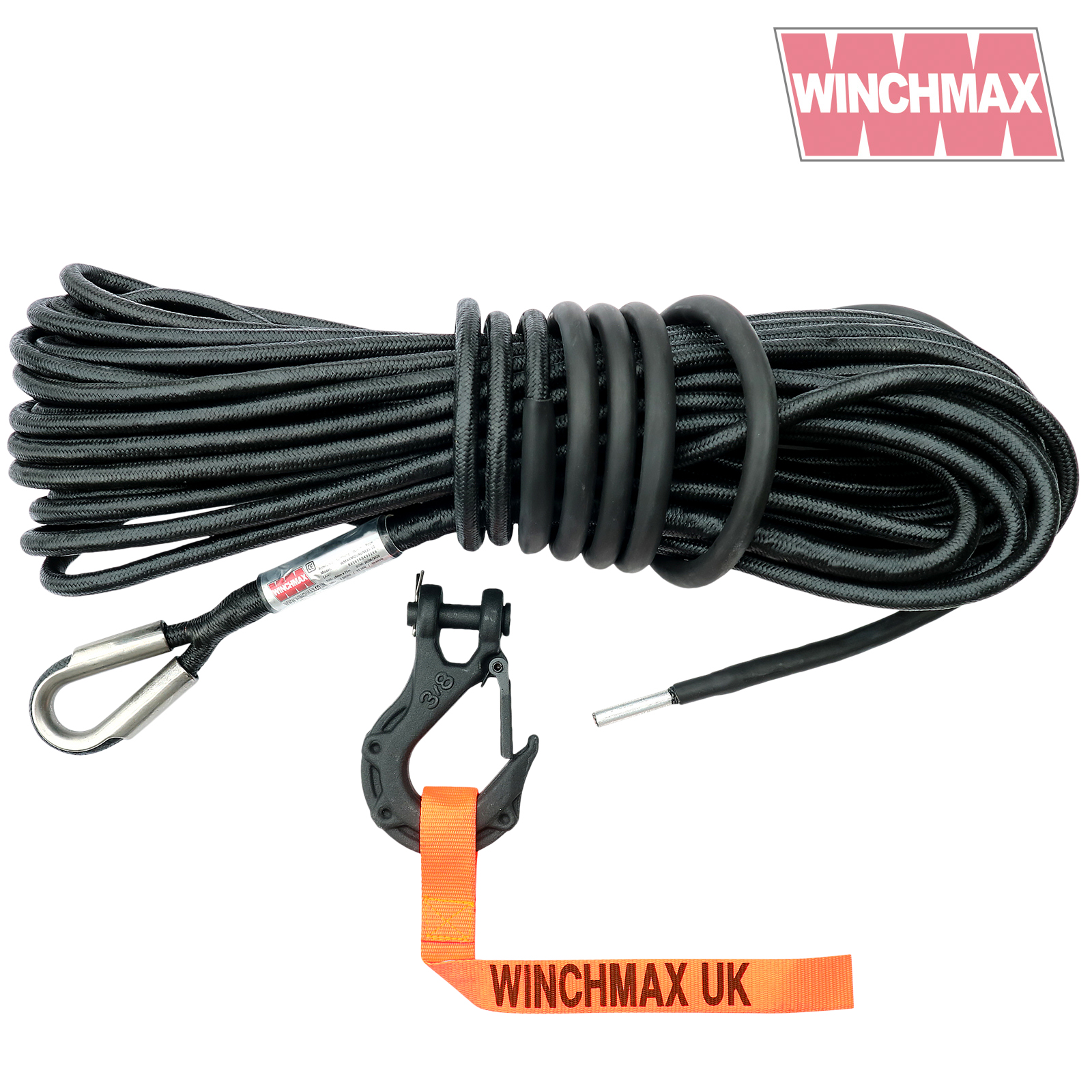 Armourline Synthetic Rope 20m x 10mm, Hole Fix. 3/8 Inch Tactical Hook. -  Winchmax
