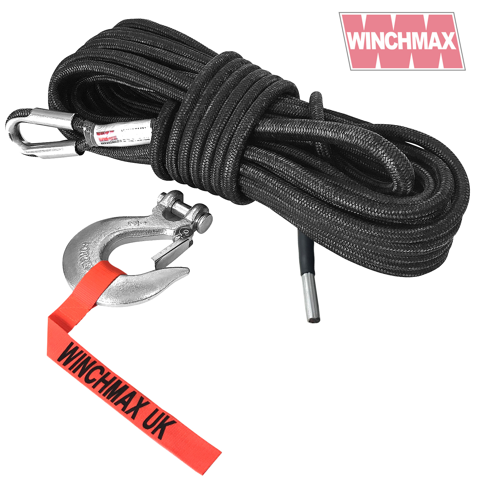 Armourline Synthetic Rope 20m x 15.5mm, Hole Fix. 1/2 Inch Clevis